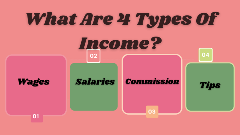 What Are 4 Types Of Income?