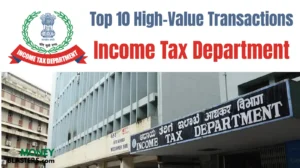 image show income tax department building with 10 high authority transections