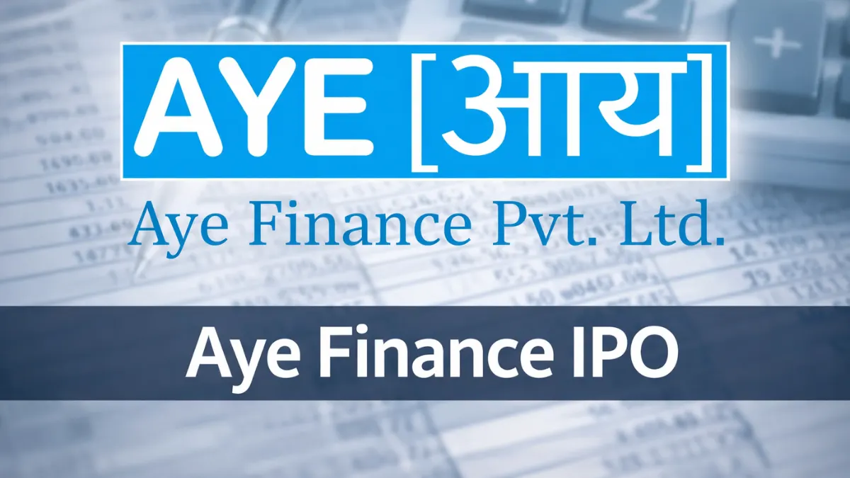 Aye Finance IPO official company logo feature image for IPO investment analysis 2026