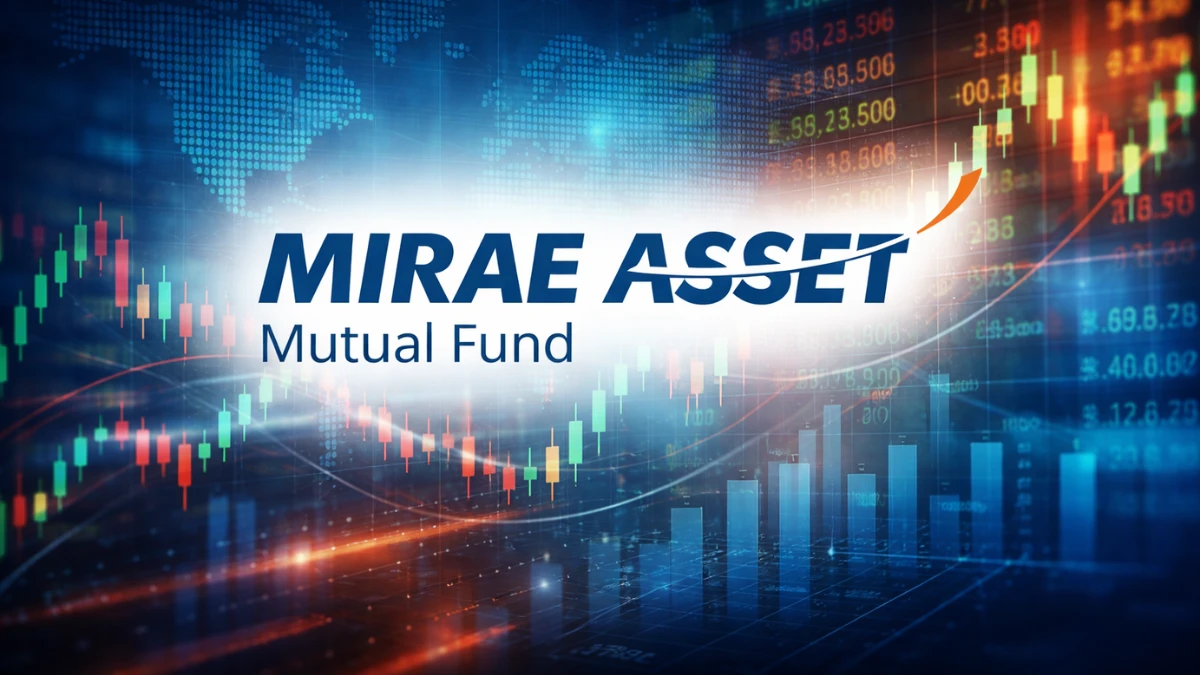 Mirae Asset BSE India Defence ETF feature image with stock market themed background
